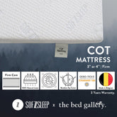 Sofzsleep 100% Latex Cot Mattress (60x120 cm, 70x130 cm or 70x140 cm) - Kids Haven